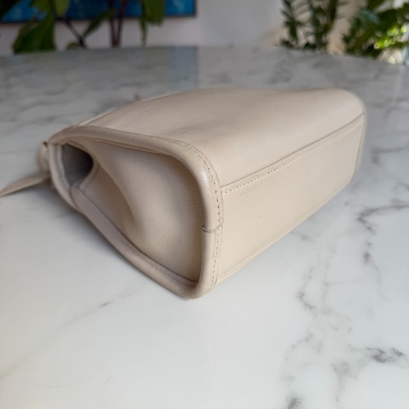 COACH Vintage Regina Top Handle Satchel Turnlock Crossbody Bag 9983 Bone Leather - Picture 13 of 16